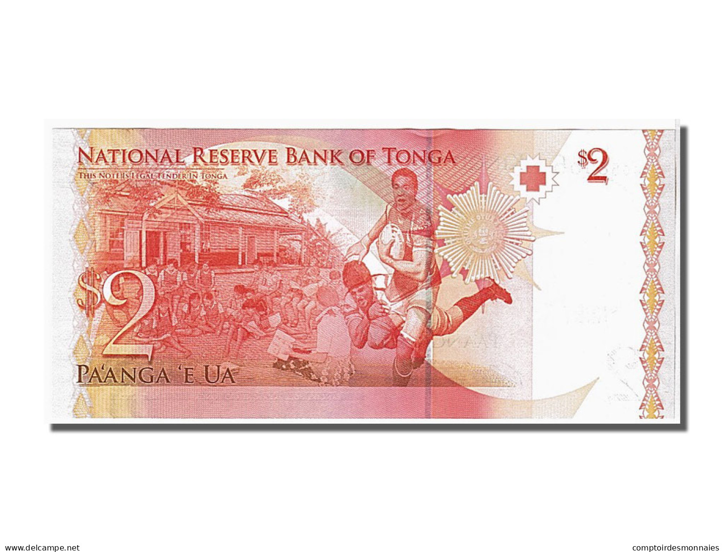 Billet, Tonga, 2 Pa'anga, 2008, KM:38, NEUF - Tonga