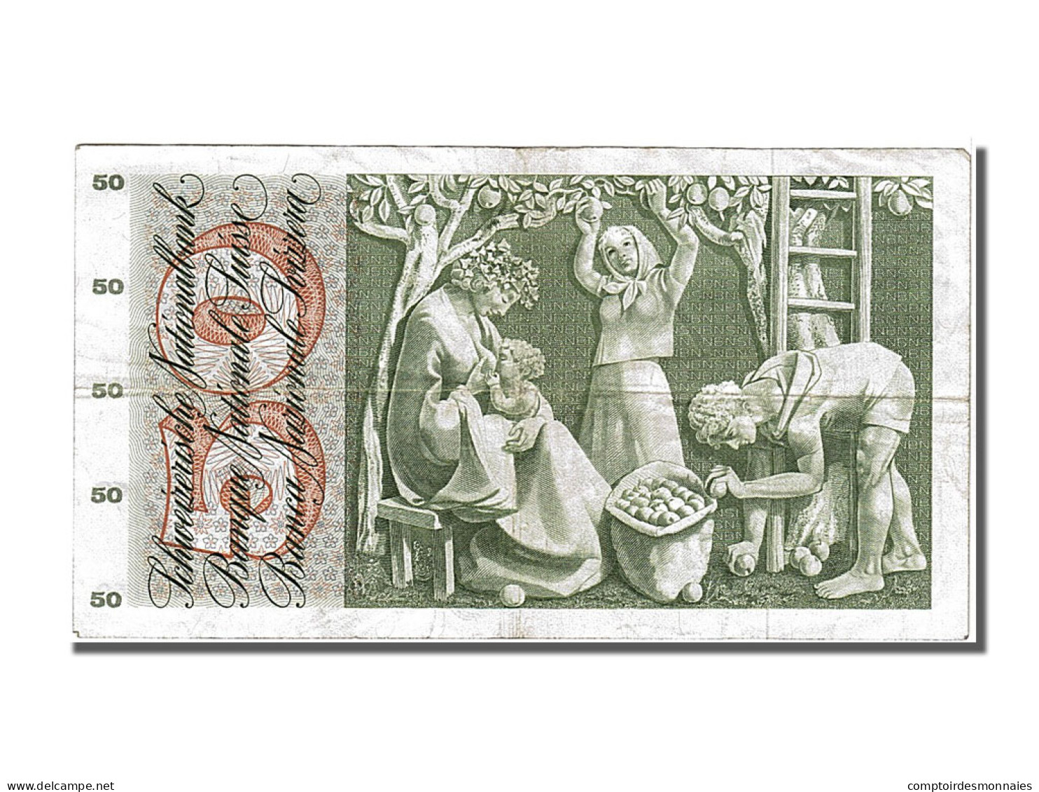 Billet, Suisse, 50 Franken, 1973, 1973-03-07, TTB - Zwitserland