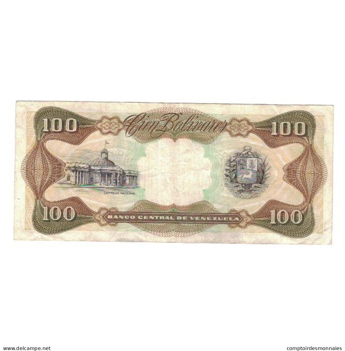 Billet, Venezuela, 100 Bolivares, 1992, 1992-12-08, KM:66e, TTB - Venezuela