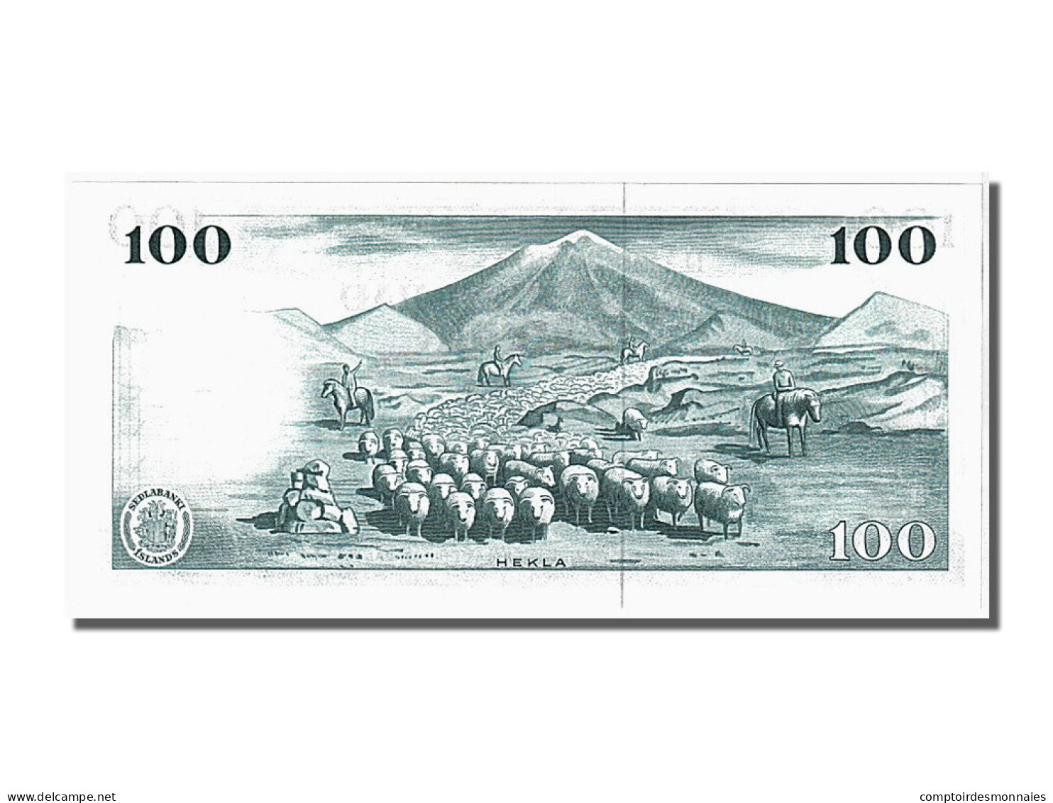 Billet, Iceland, 100 Kronur, 1961, 1961-03-29, NEUF - Islanda