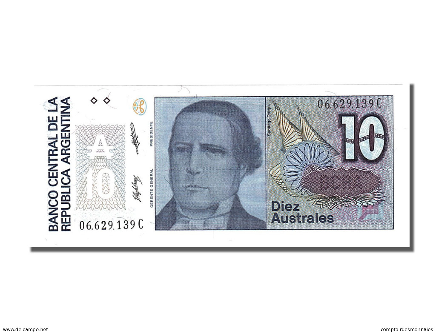 Billet, Argentine, 10 Australes, 1985, NEUF - Argentina