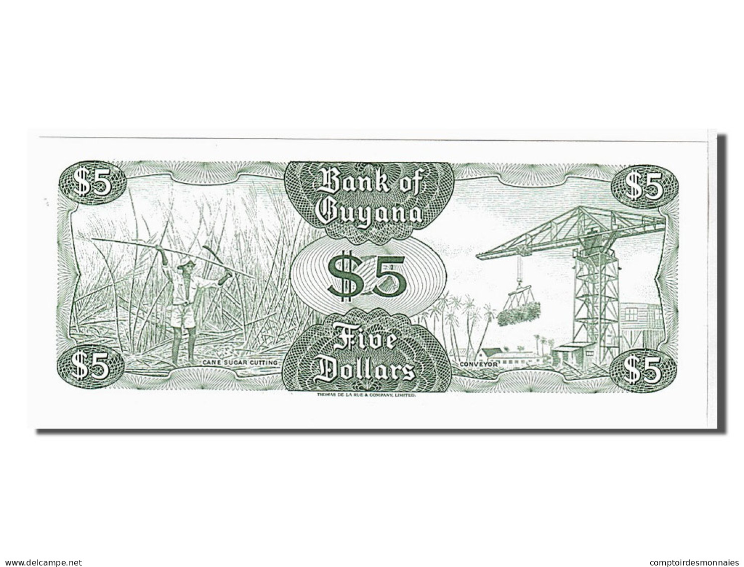 Billet, Guyana, 5 Dollars, 1992, KM:22f, NEUF - Guyana