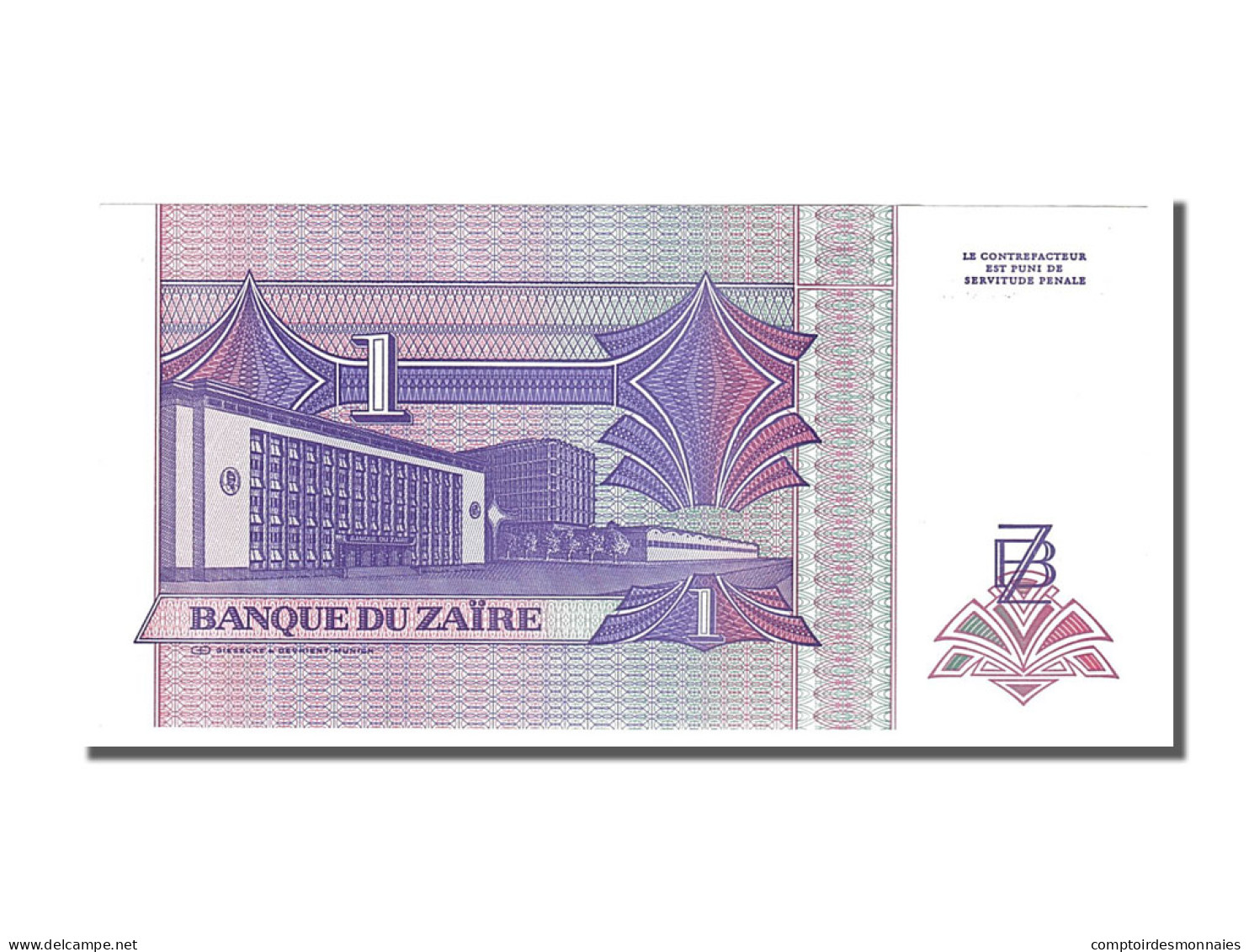 Billet, Zaïre, 1 Nouveau Zaïre, 1993, 1993-06-24, NEUF - Zaire