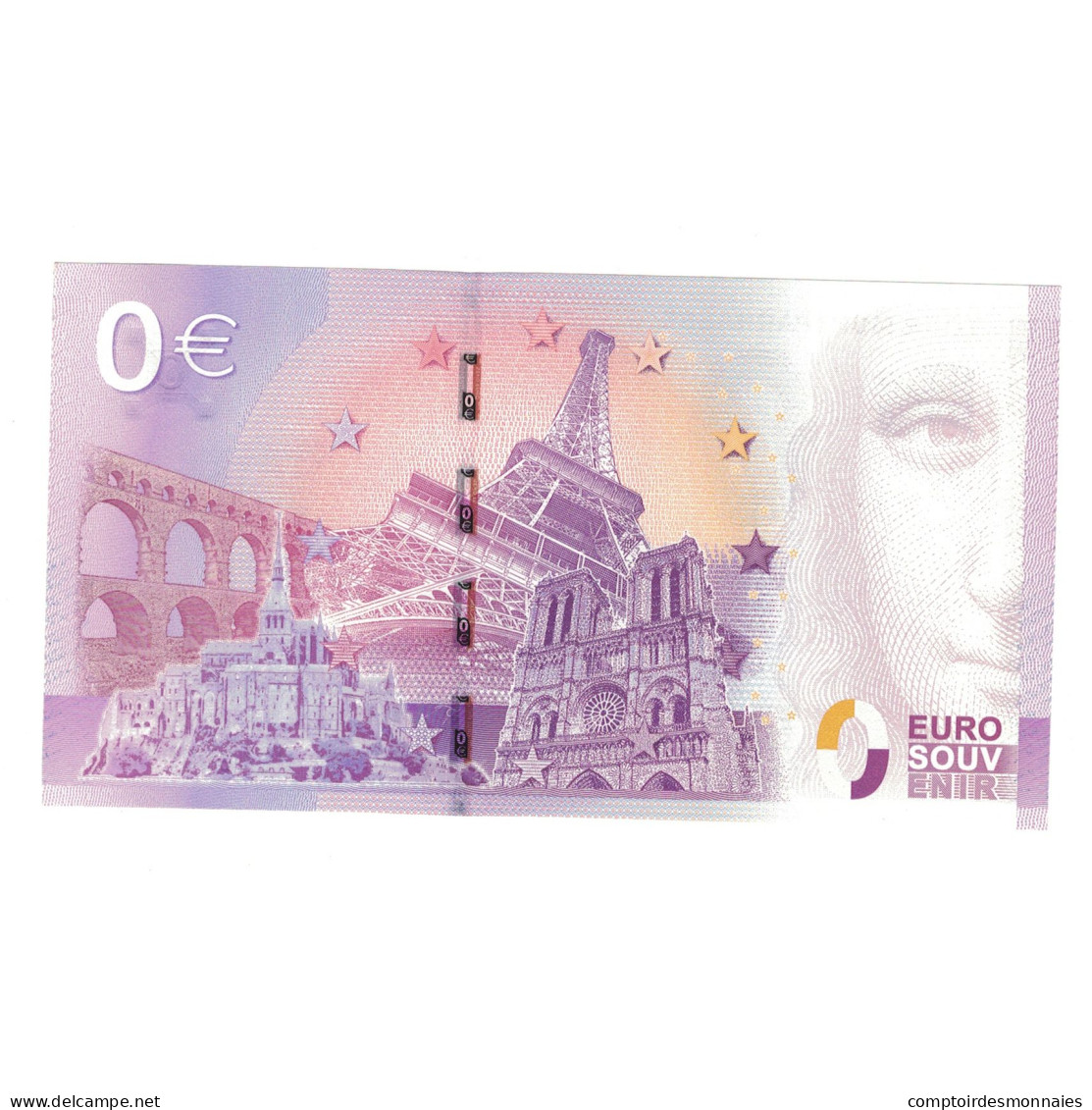 France, Billet Touristique - 0 Euro, 2015, UEAE000507, TOUR MONTPARNASSE, NEUF - Otros & Sin Clasificación
