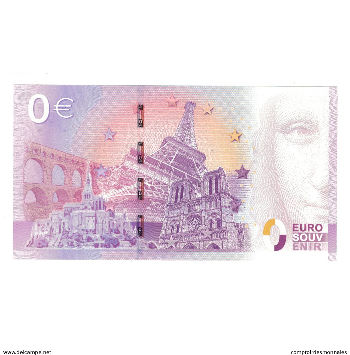 France, Billet Touristique - 0 Euro, 2015, UEBQ001990, L'ILE DE RE, NEUF - Autres & Non Classés