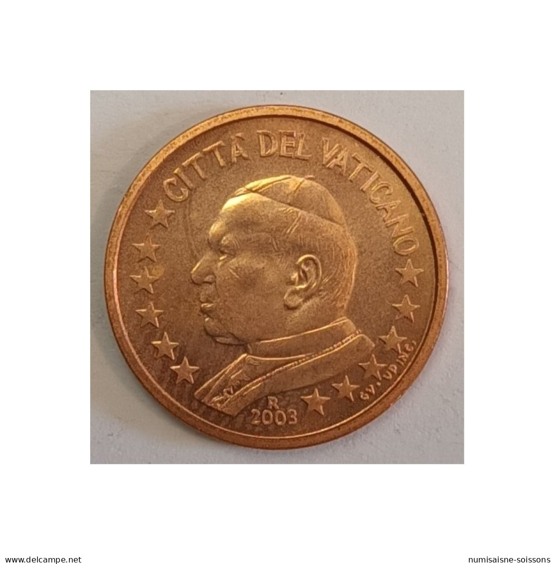 VATICAN - 2 CENT 2003 - JEAN PAUL II - Vaticaanstad