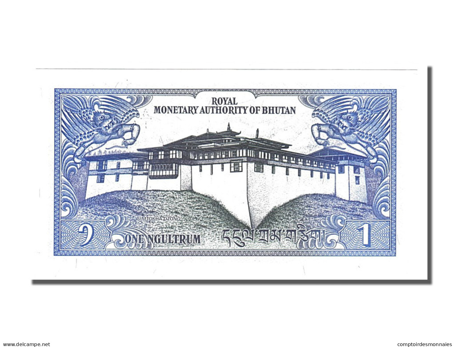 Billet, Bhoutan, 1 Ngultrum, 1986, NEUF - Bhután