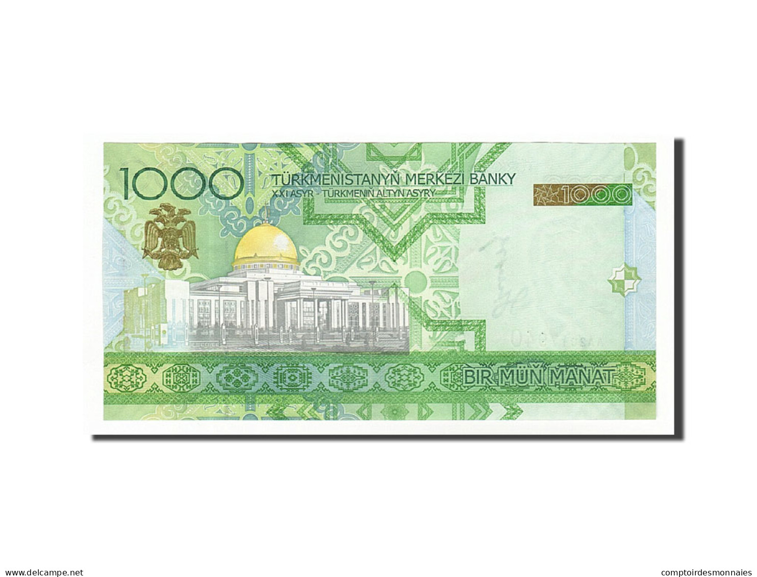 Billet, Turkmenistan, 1000 Manat, 2005, SUP+ - Turkmenistan