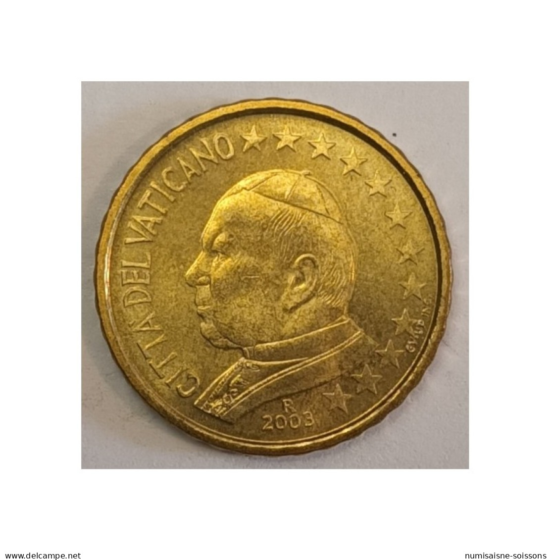 VATICAN - 10 CENT 2003 - PAPE JEAN PAUL II - SPL - Vatican