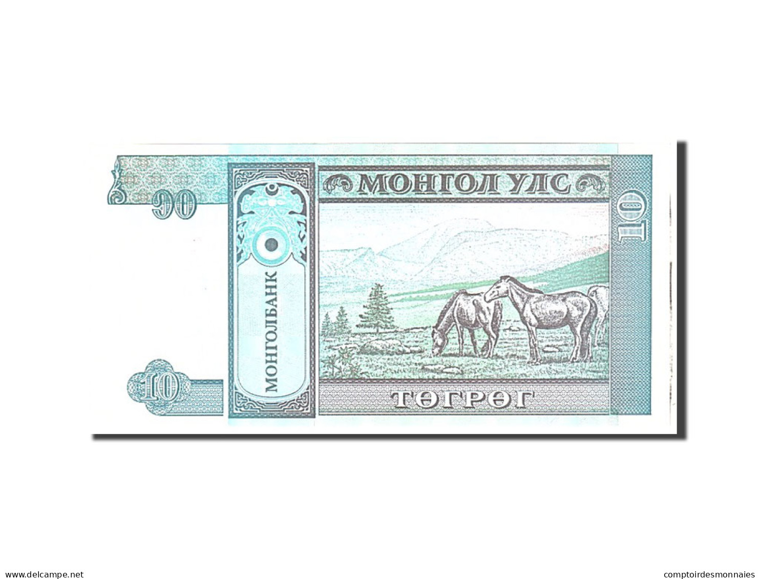 Billet, Mongolie, 10 Tugrik, 2000, Undated, KM:62a, NEUF - Mongolei