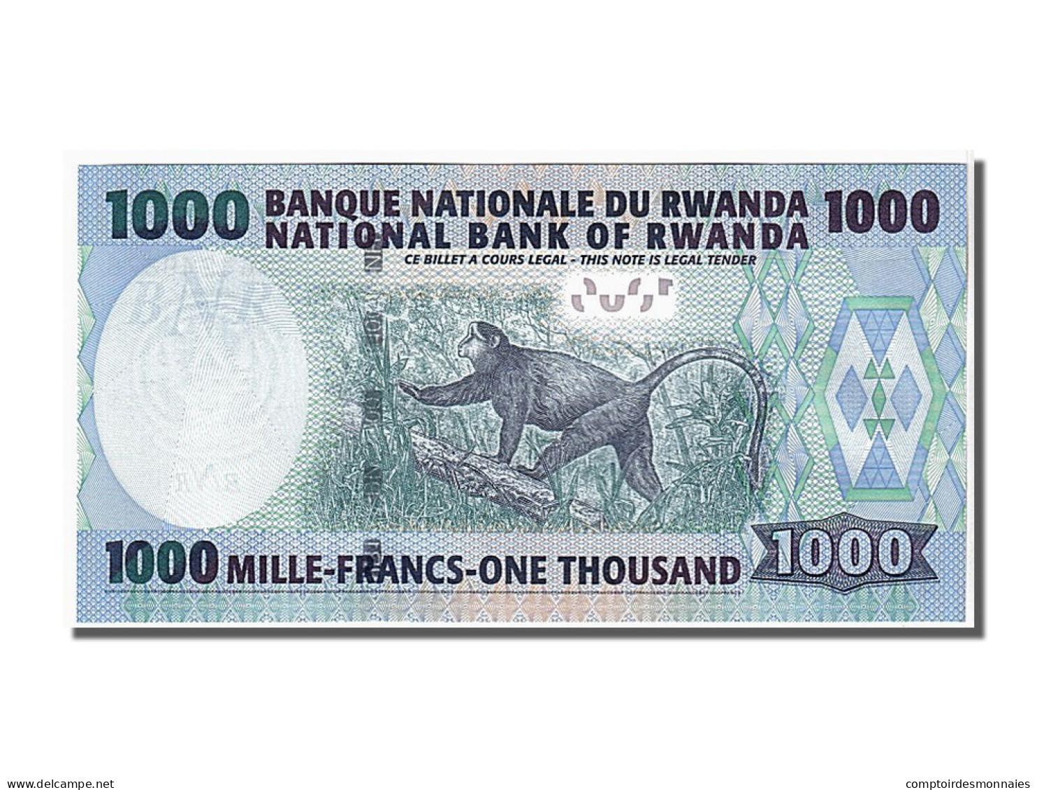 Billet, Rwanda, 1000 Francs, 2008, NEUF - Rwanda