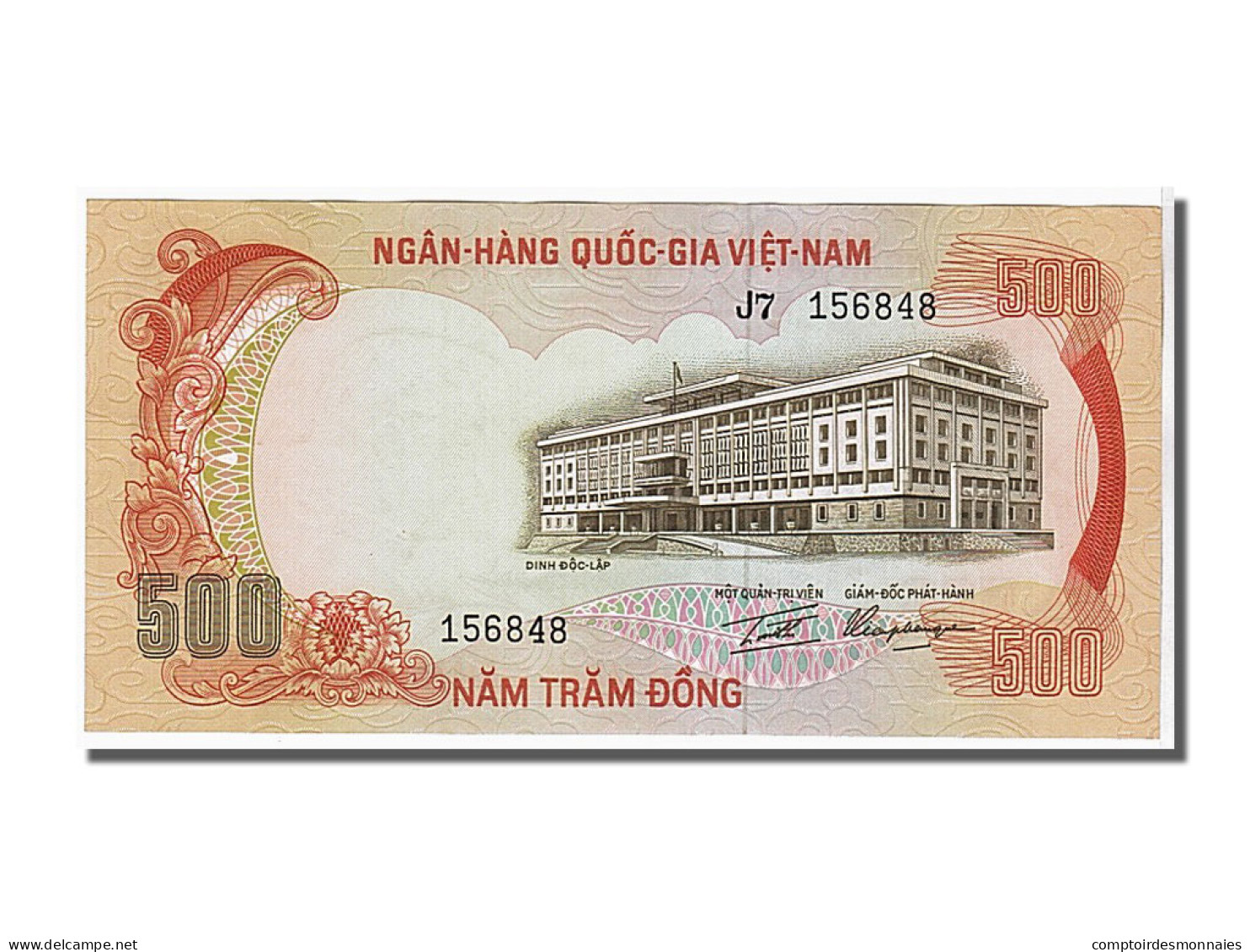 Billet, South Viet Nam, 500 Dông, 1972, KM:33a, NEUF - Vietnam