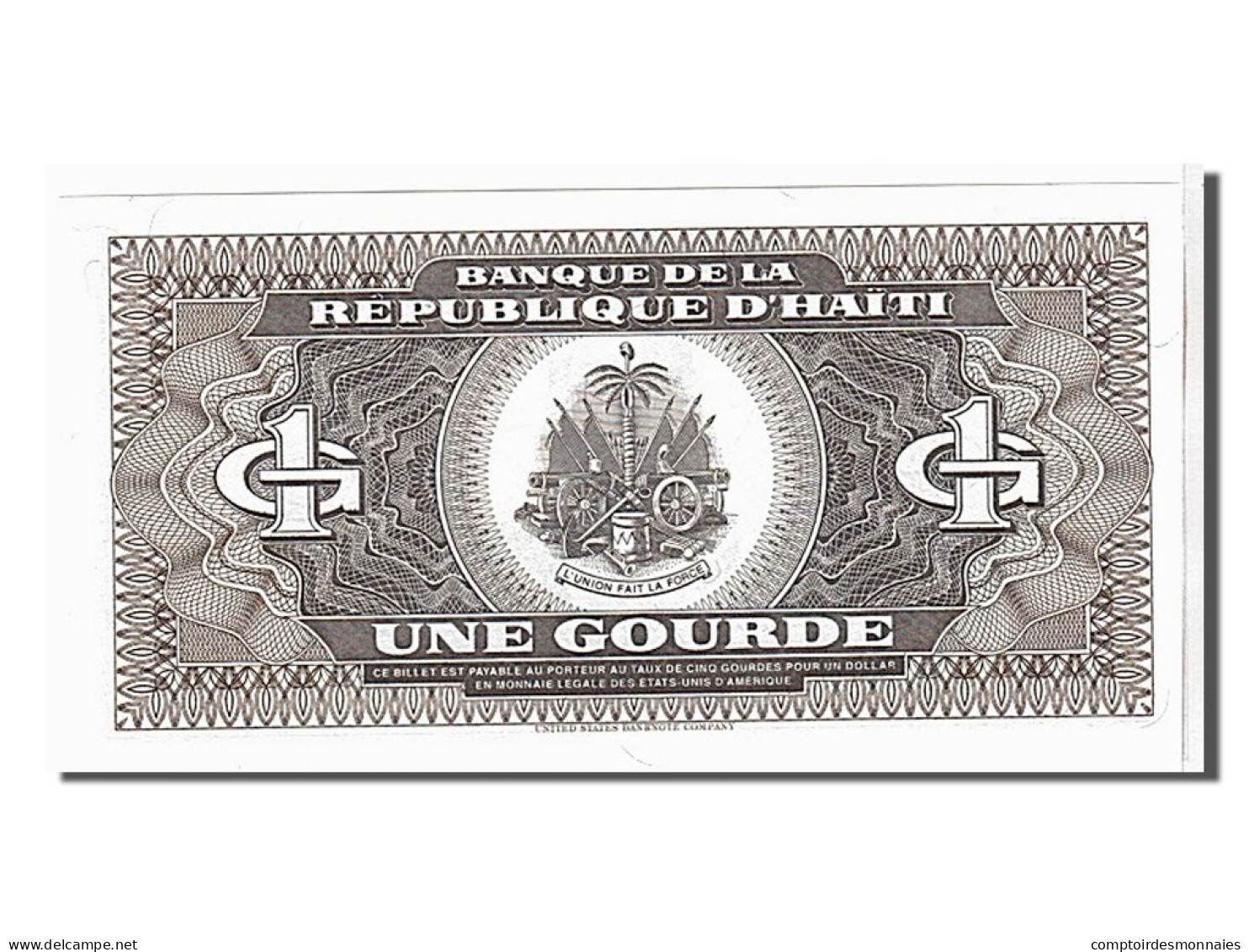 Billet, Haïti, 1 Gourde, 1992, KM:259a, NEUF - Haïti