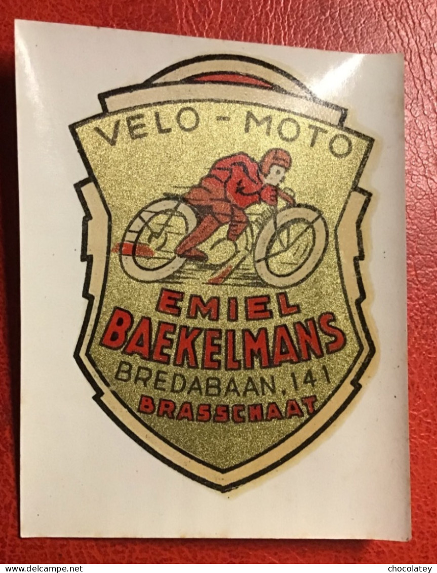 Brasschaat Velo Moto Emiel Baekelmans Bredabaan - Pubblicitari