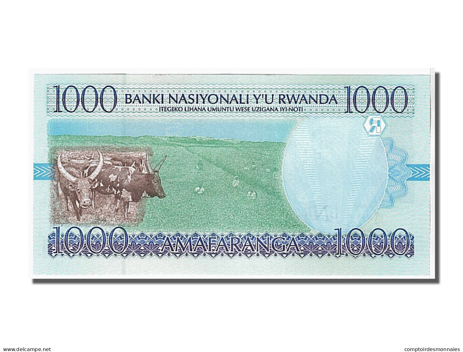 Billet, Rwanda, 1000 Francs, 1998, KM:27A, NEUF - Rwanda