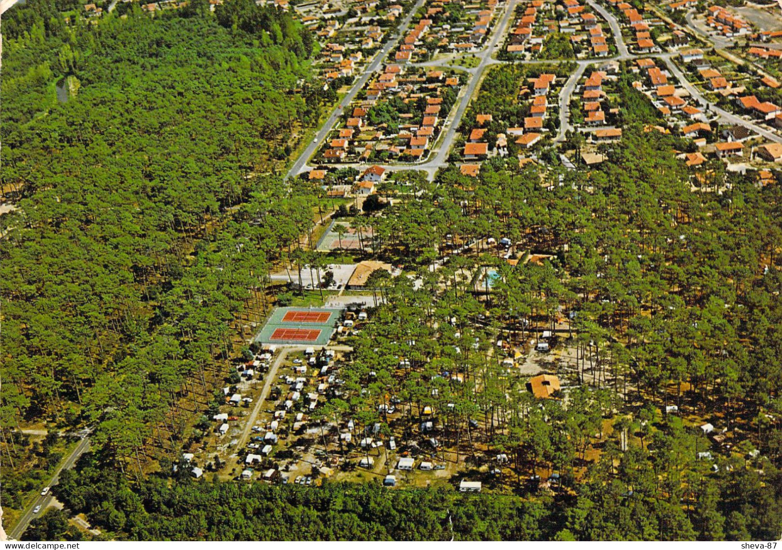 40 - Soustons - Vue Générale Aérienne - Le Camping Municipal "L'Airial" - Soustons