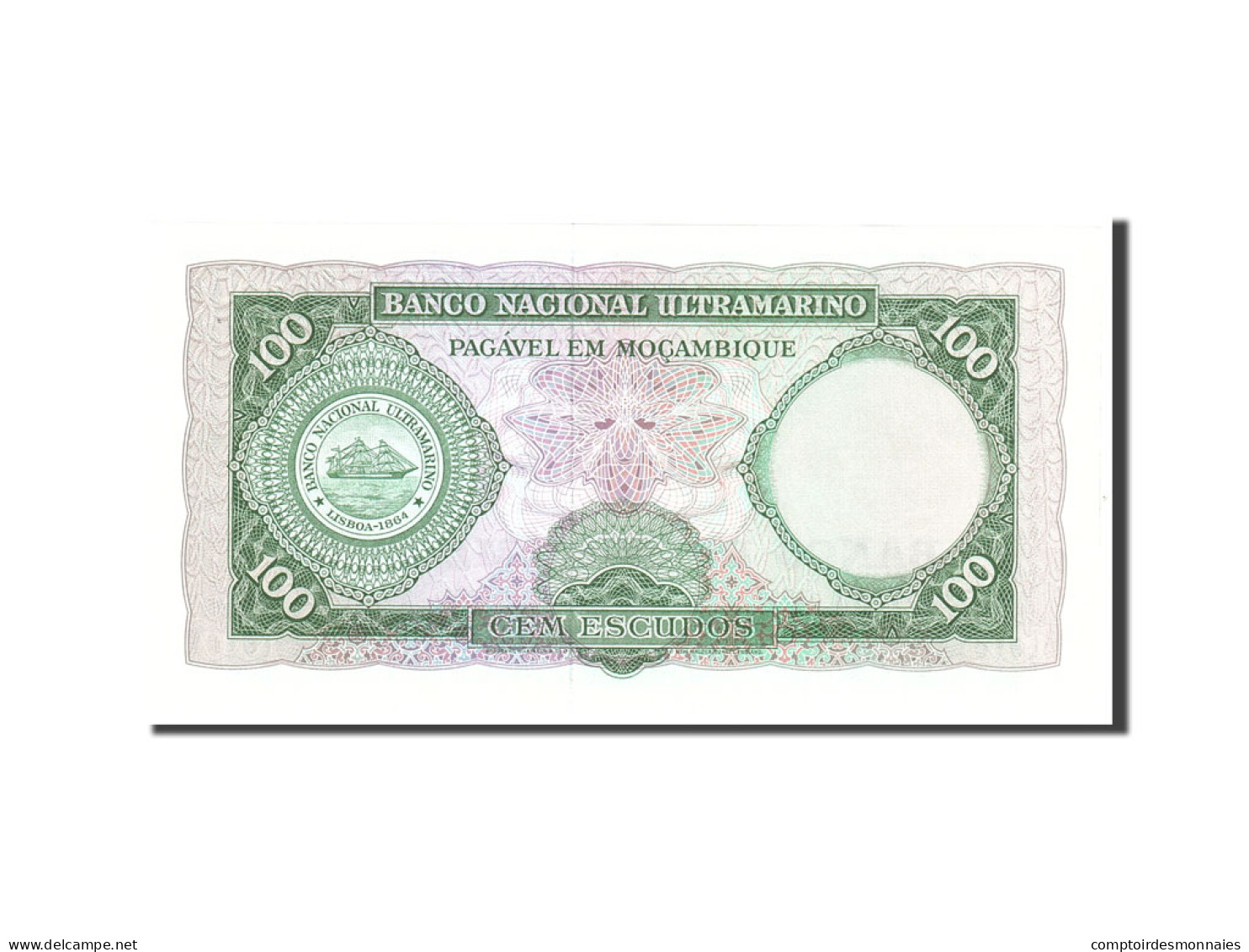 Billet, Mozambique, 100 Escudos, 1961, 1961-03-27, KM:117a, NEUF - Moçambique