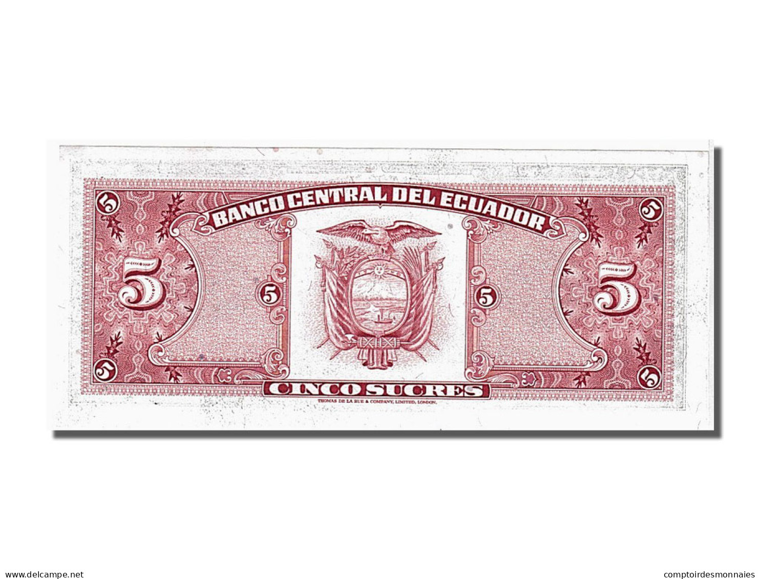 Billet, Équateur, 5 Sucres, 1979, 1979-07-25, NEUF - Ecuador