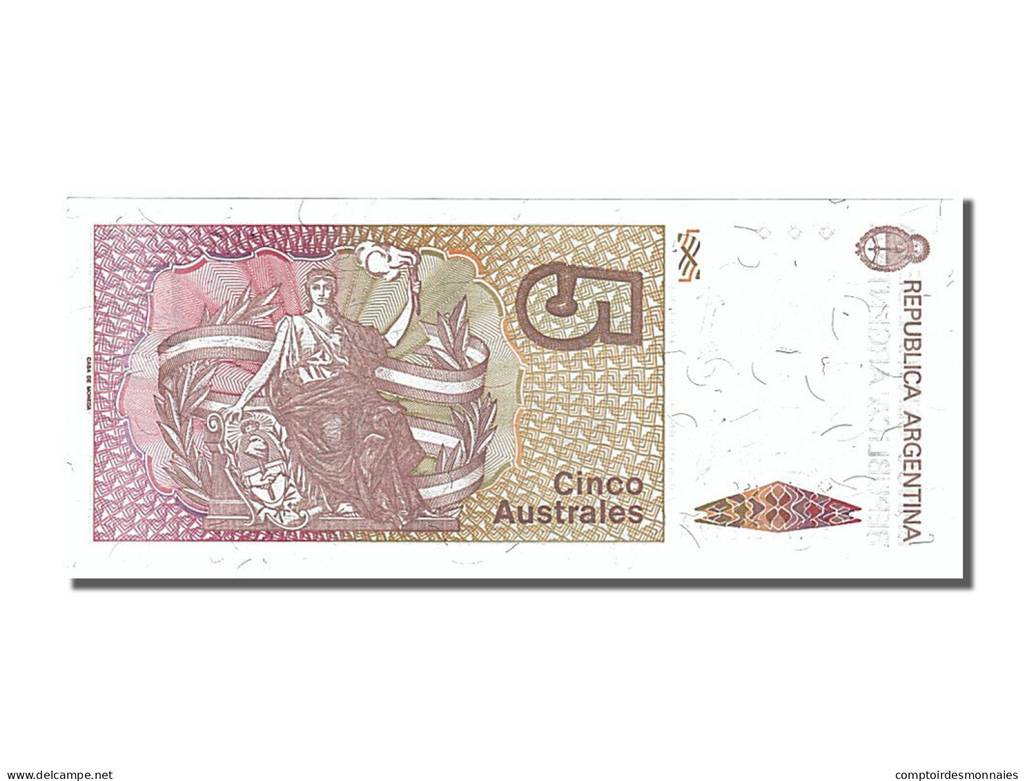 Billet, Argentine, 5 Australes, 1985, NEUF - Argentinië