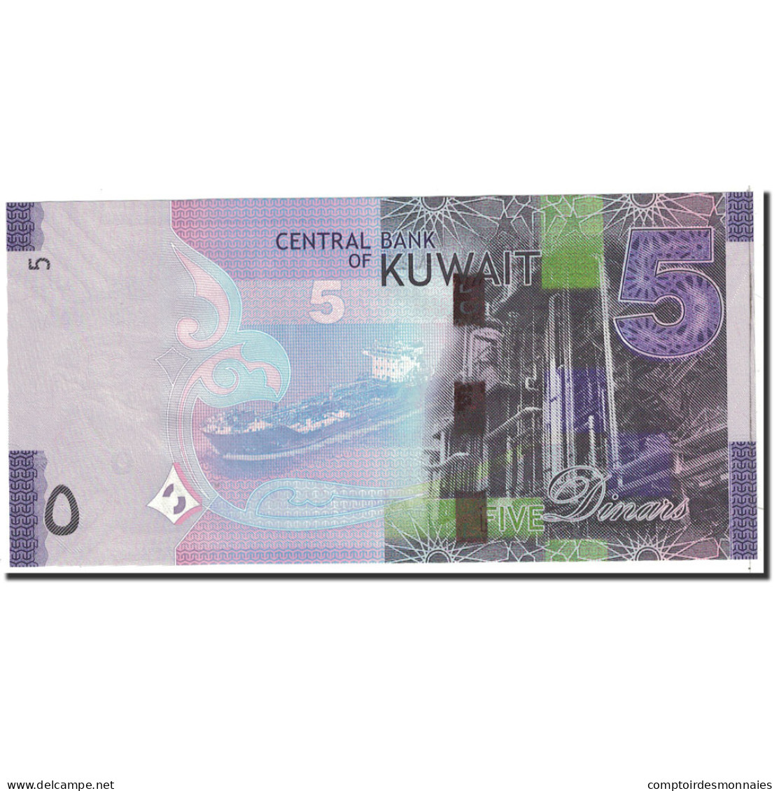 Billet, Kuwait, 5 Dinars, 2014, Undated, KM:New, NEUF - Kuwait