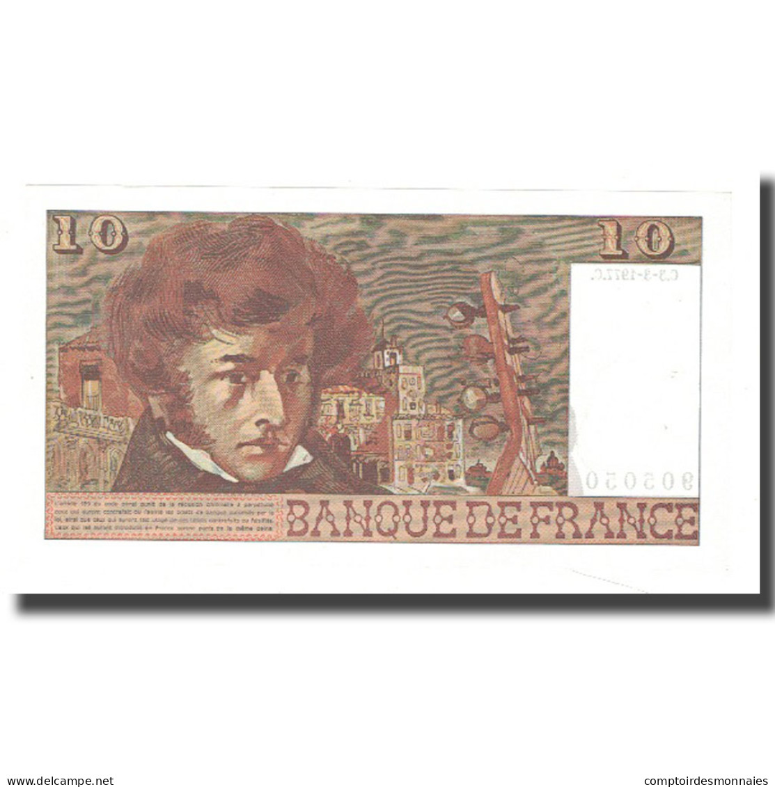 France, 10 Francs, Berlioz, 1977, R 297, SPL, Fayette:63.21, KM:150c - 10 F 1972-1978 ''Berlioz''