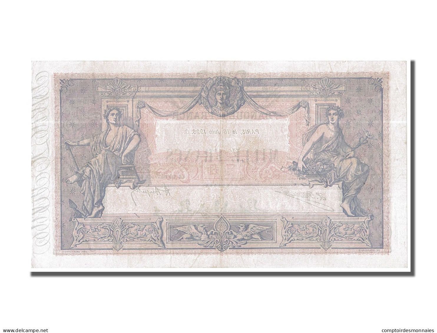 Billet, France, 1000 Francs, 1 000 F 1889-1926 ''Bleu Et Rose'', 1926 - 1 000 F 1889-1926 ''Bleu Et Rose''