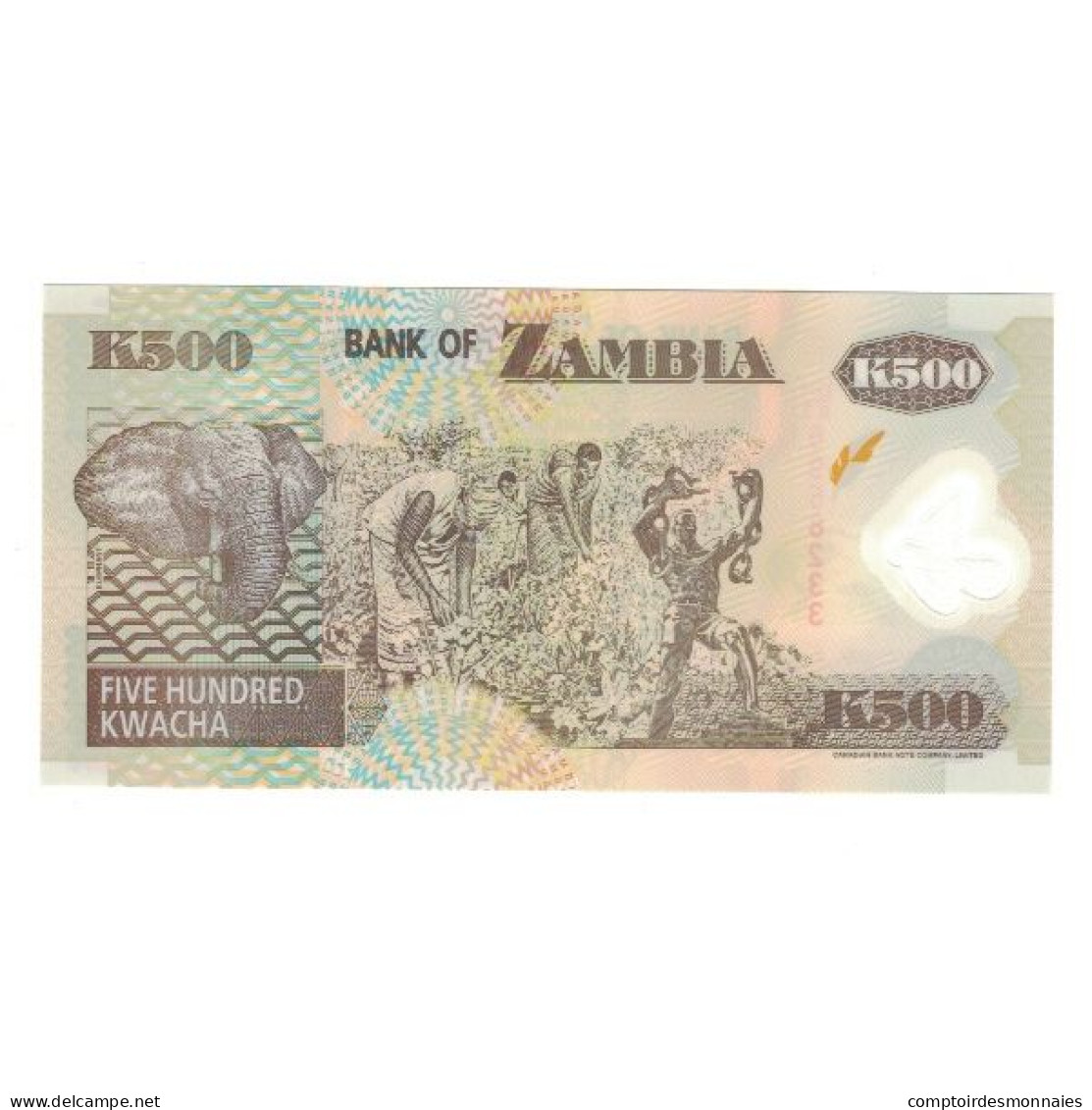 Billet, Zambie, 500 Kwacha, 2006, KM:43e, NEUF - Zambia