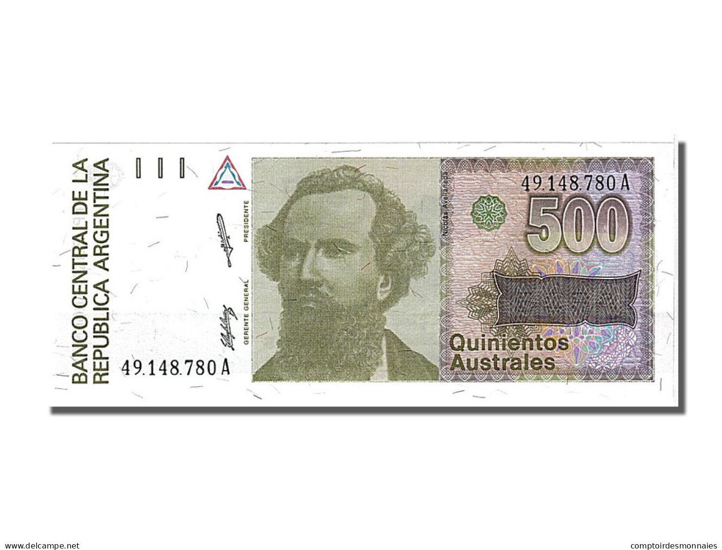 Billet, Argentine, 500 Australes, 1988, NEUF - Argentinien