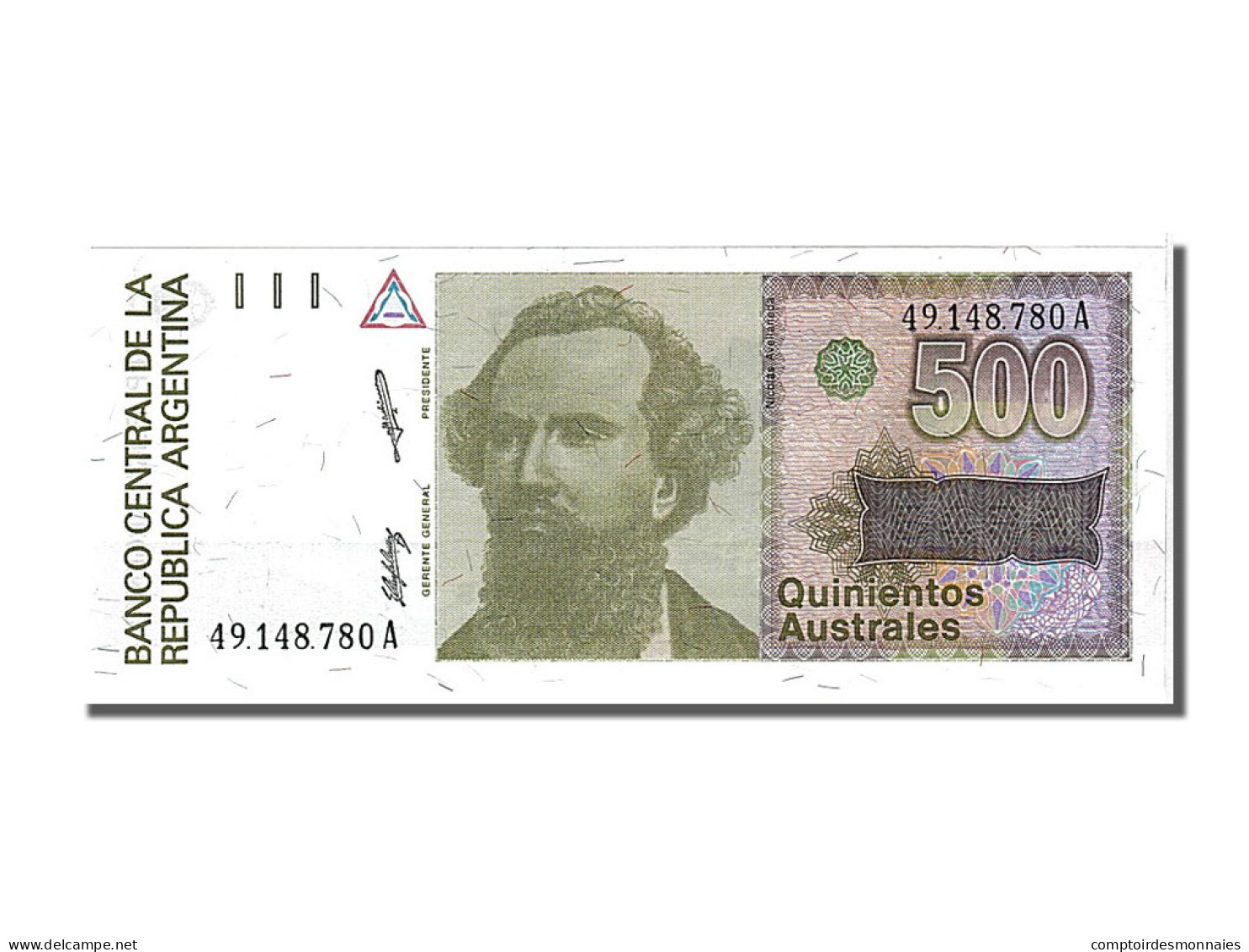 Billet, Argentine, 500 Australes, 1988, NEUF - Argentina