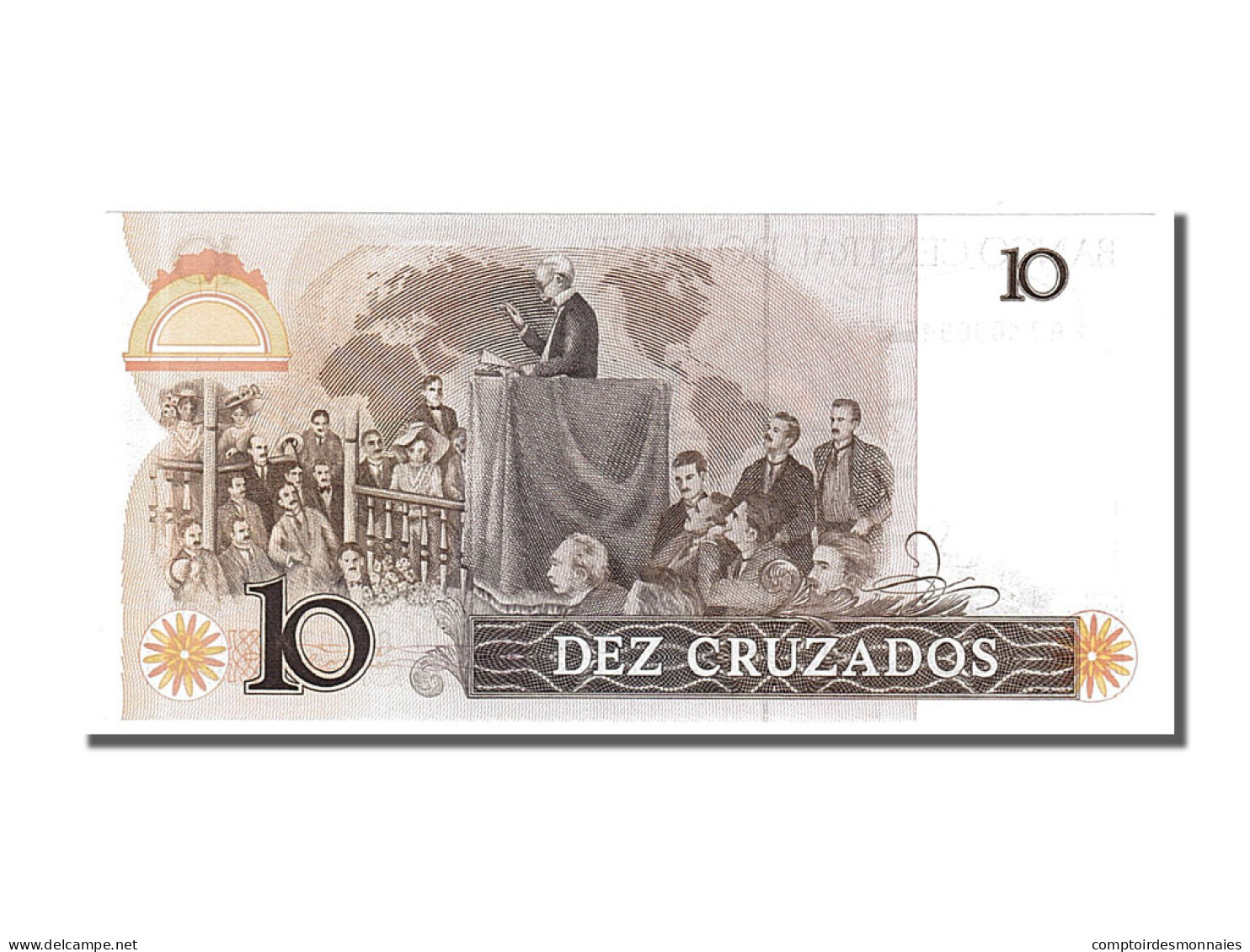 Billet, Brésil, 10 Cruzados, 1987, NEUF - Brésil