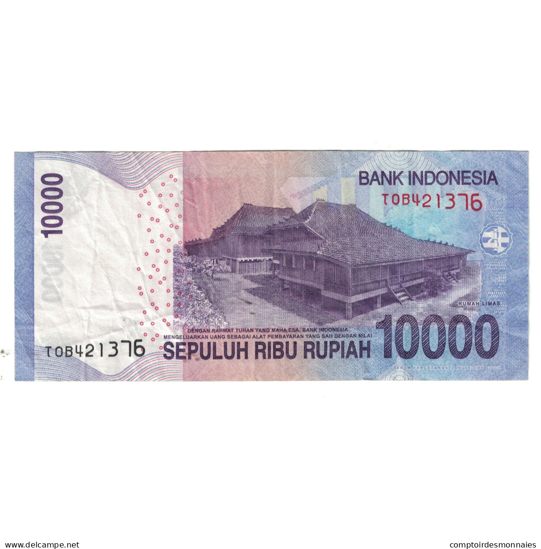 Billet, Indonésie, 10,000 Rupiah, 2015, KM:143a, SUP - Indonesia