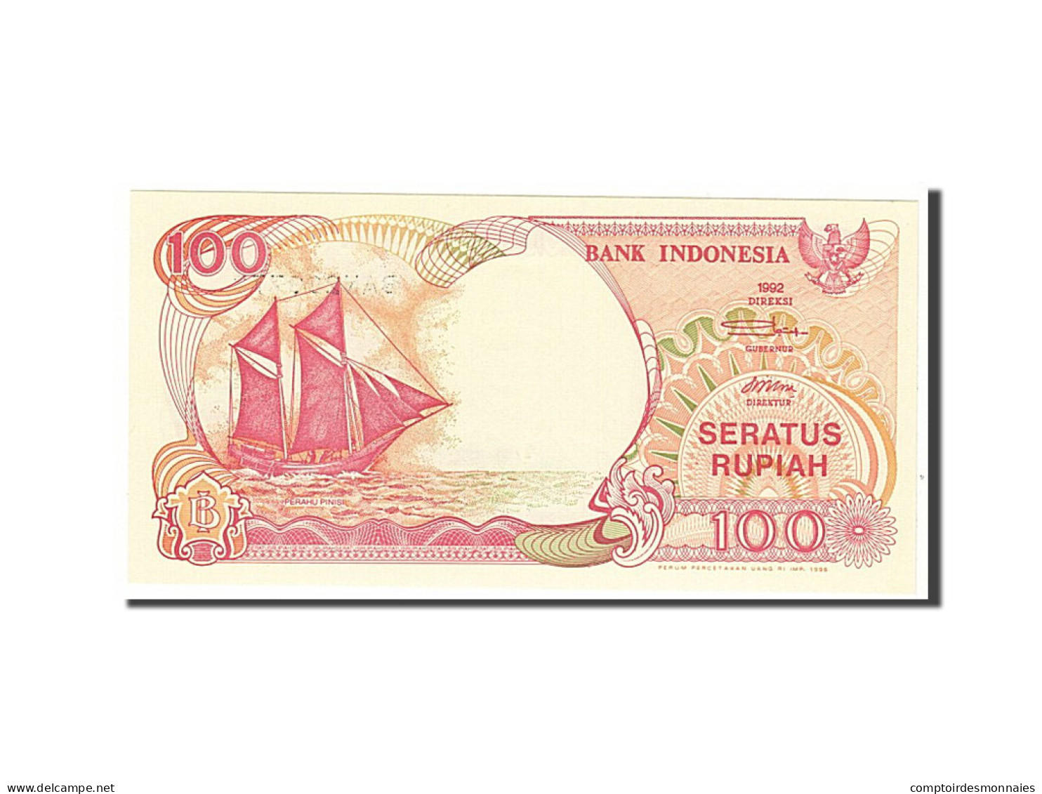 Billet, Indonésie, 100 Rupiah, 1992, KM:127d, NEUF - Indonesien