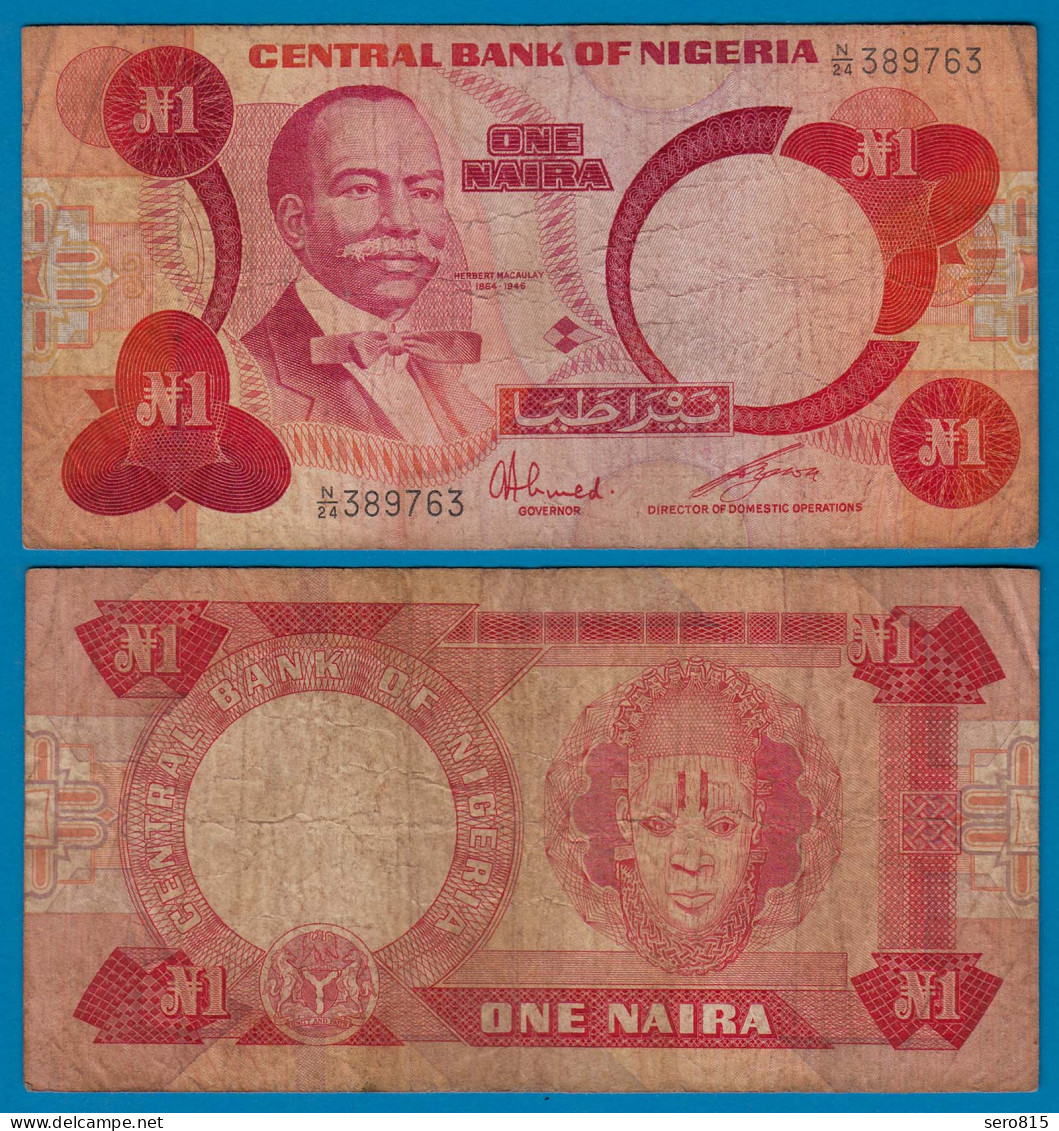 NIGERIA - 1 NAIRA Banknote ( 1979-84 ) PICK 19c SGE (5) Sig. 6  (18172 - Other - Africa