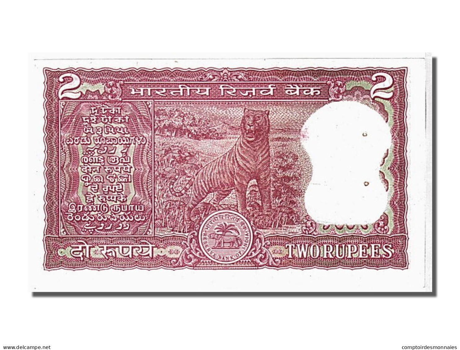 Billet, India, 2 Rupees, SPL - Indien