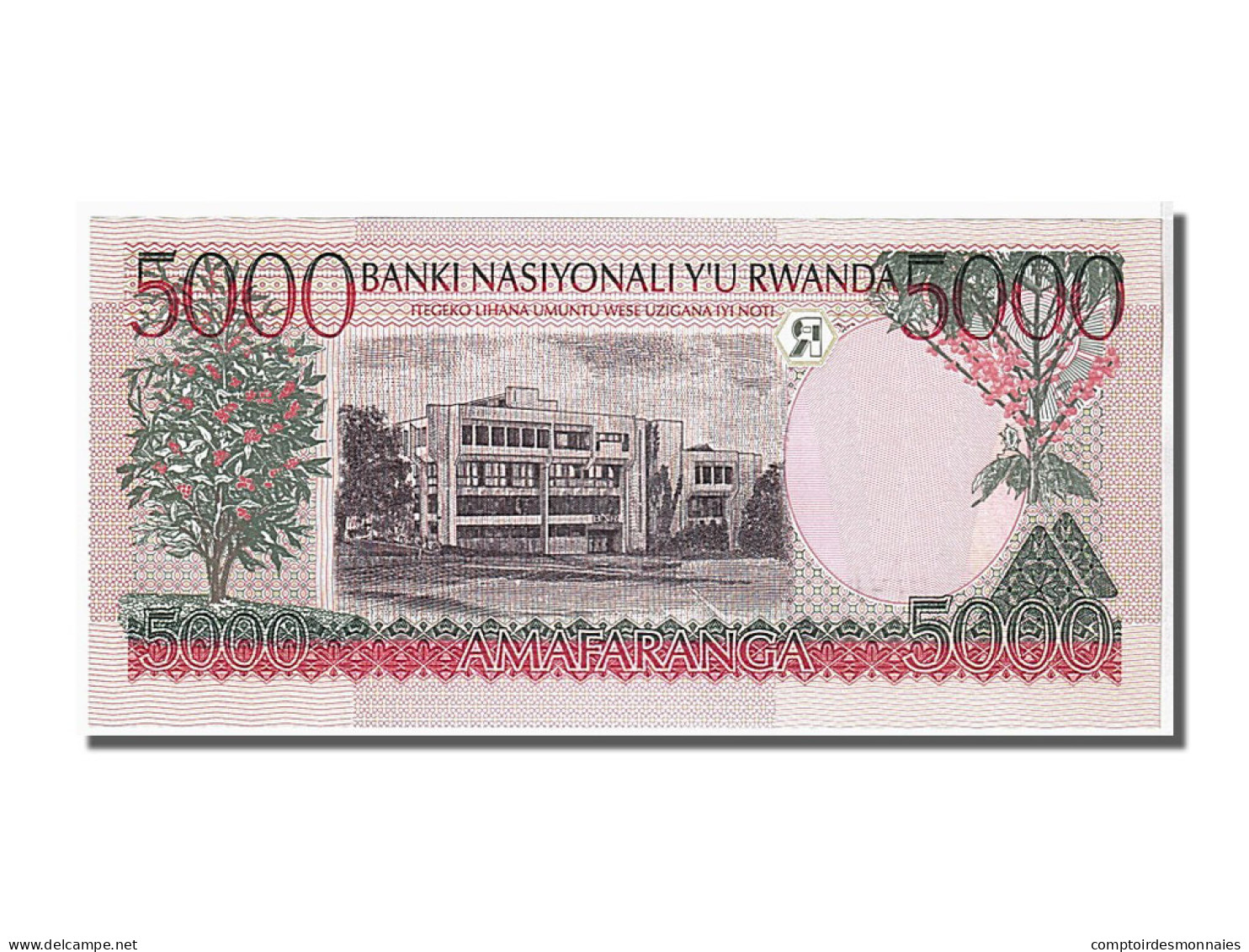 Billet, Rwanda, 5000 Francs, 1998, NEUF - Ruanda