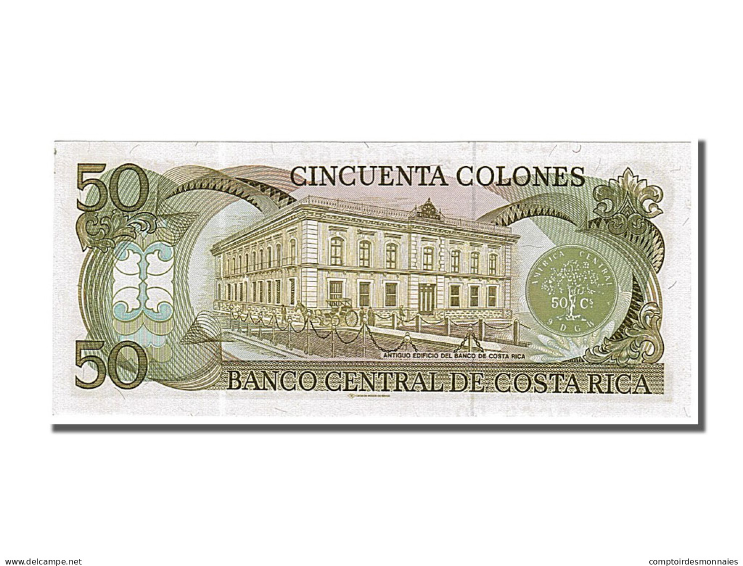 Billet, Costa Rica, 50 Colones, 1988, 1988-04-26, NEUF - Costa Rica