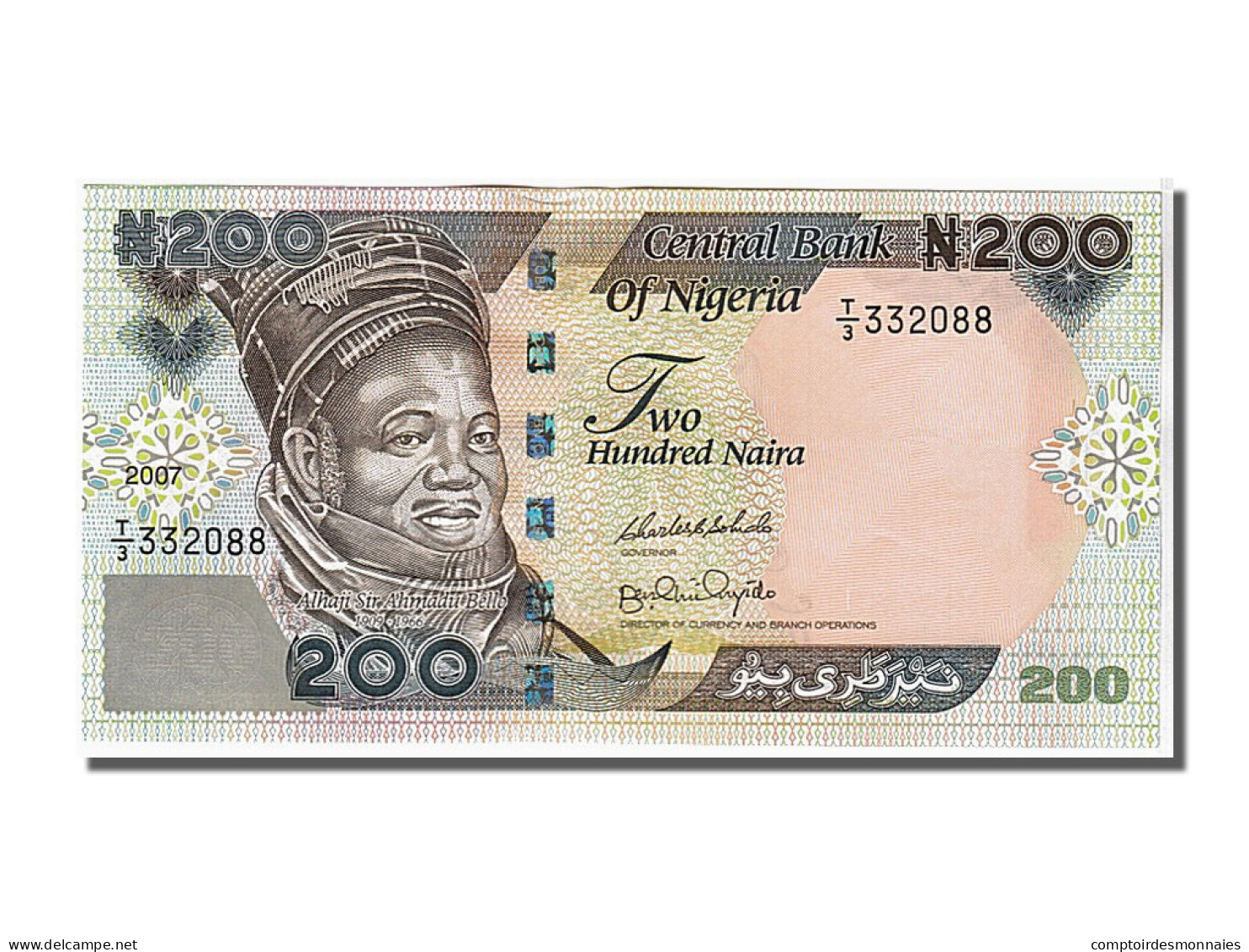 Billet, Nigéria, 200 Naira, 2007, KM:29f, NEUF - Nigeria