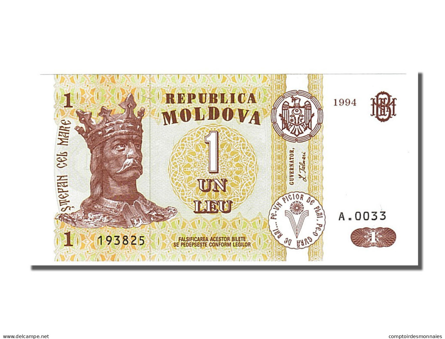 Billet, Moldova, 1 Leu, 1994, NEUF - Moldova