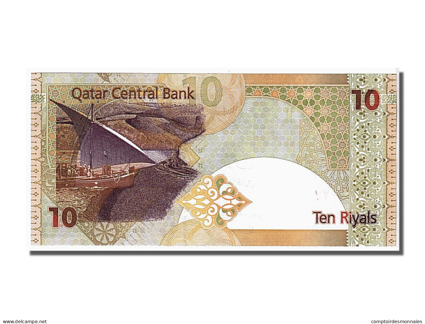 Billet, Qatar, 10 Riyals, 2003, KM:22, NEUF - Qatar