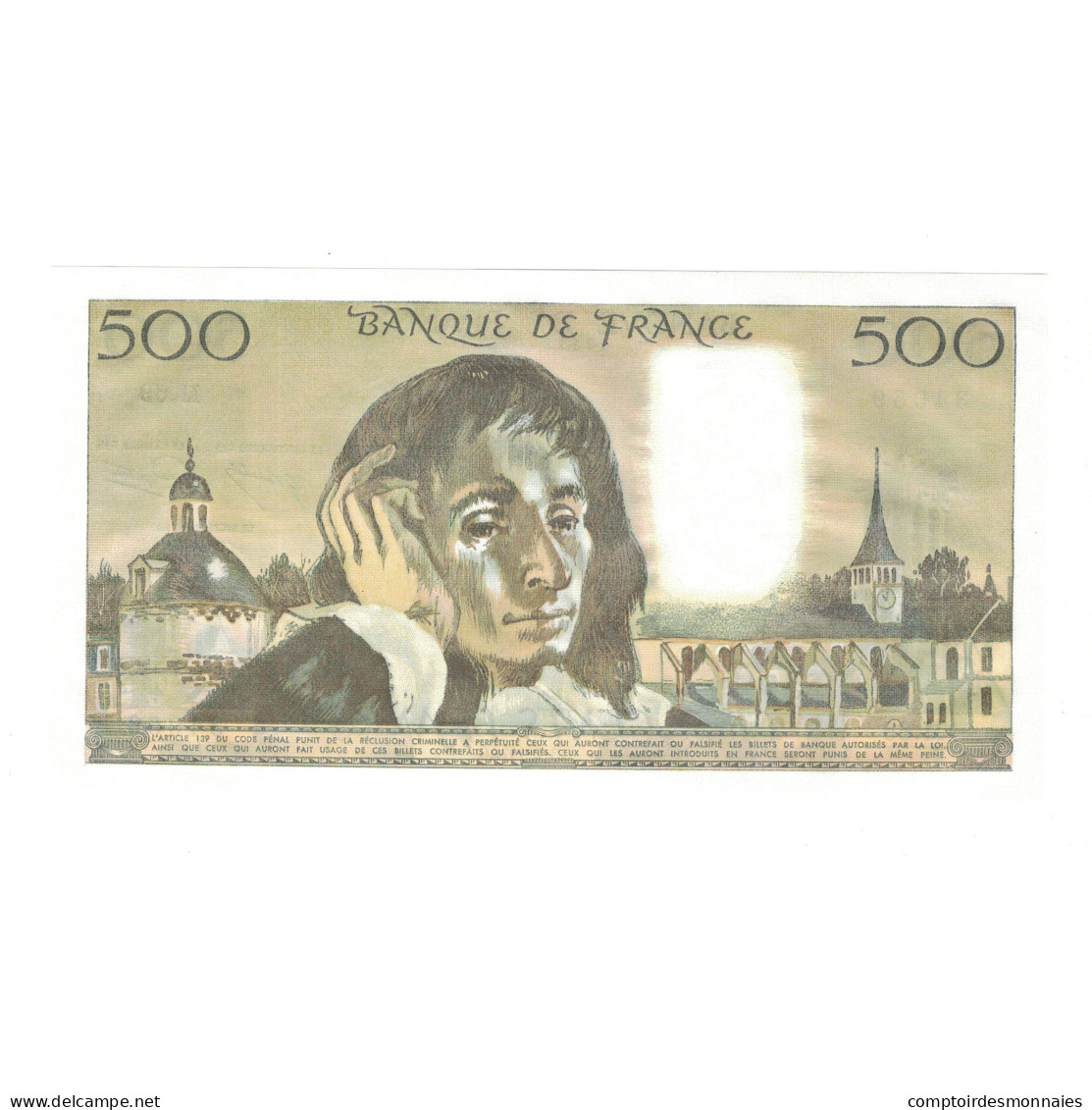 France, 500 Francs, Pascal, 1977, 1977-02-03, NEUF, Fayette:71.16, KM:156d - 500 F 1968-1993 ''Pascal''