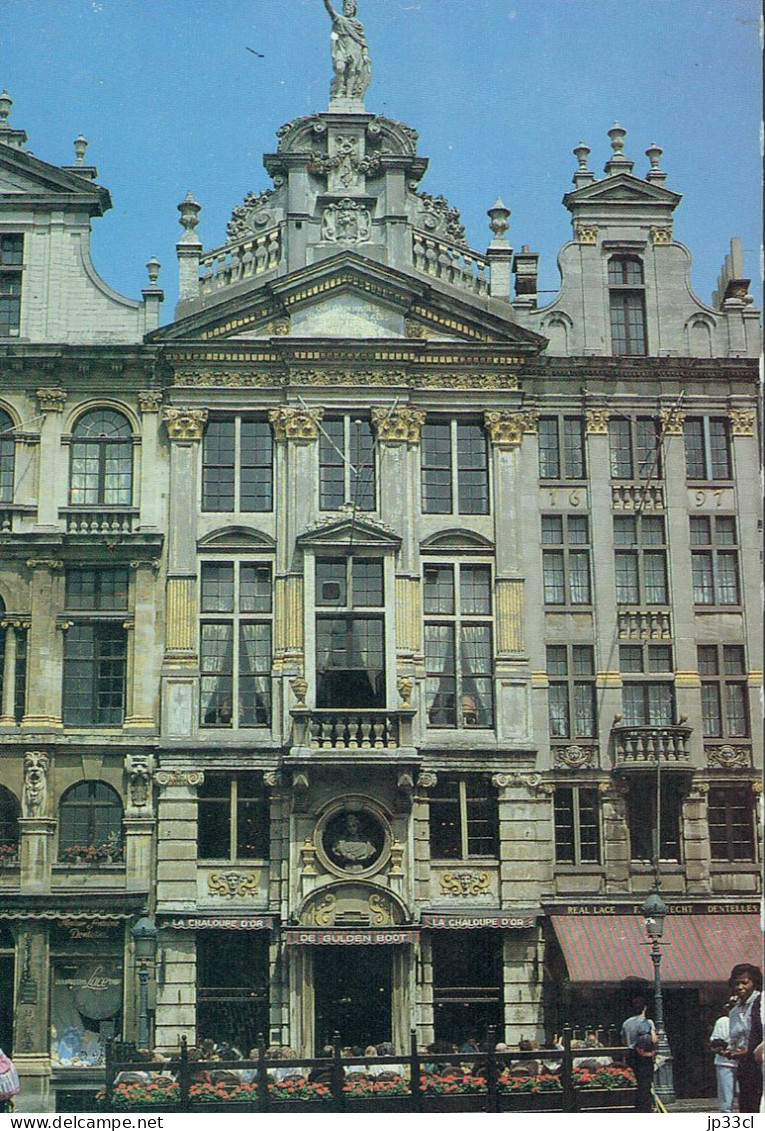 CP La Brouette  (publicité Pour Ce Café-taverne Situé Grand-Place à Bruxelles) N'a Pas Circulé - Cafés, Hôtels, Restaurants