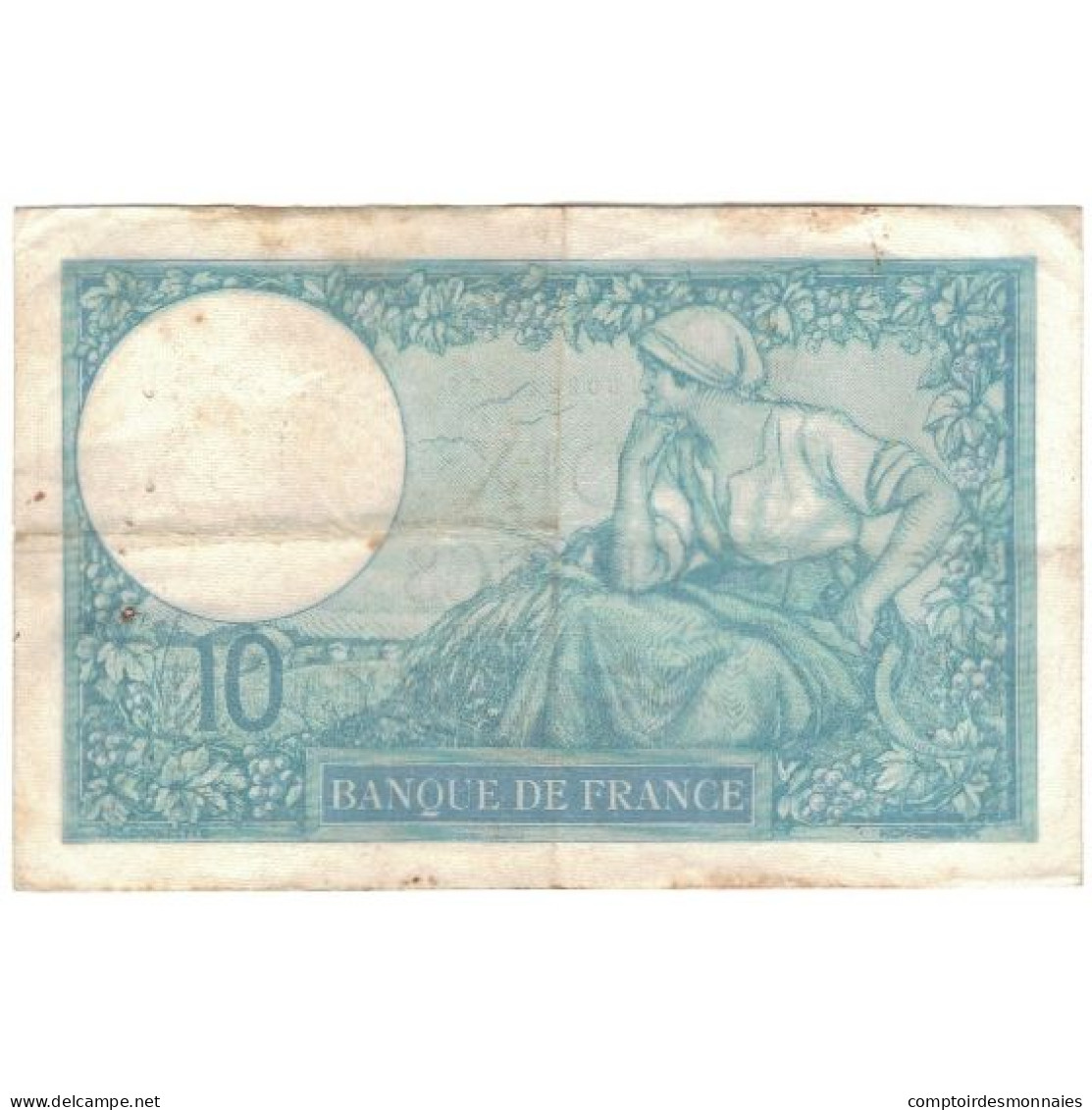 France, 10 Francs, Minerve, 1939, 1939-09-14, TB, Fayette:7.7, KM:84 - 10 F 1916-1942 ''Minerve''