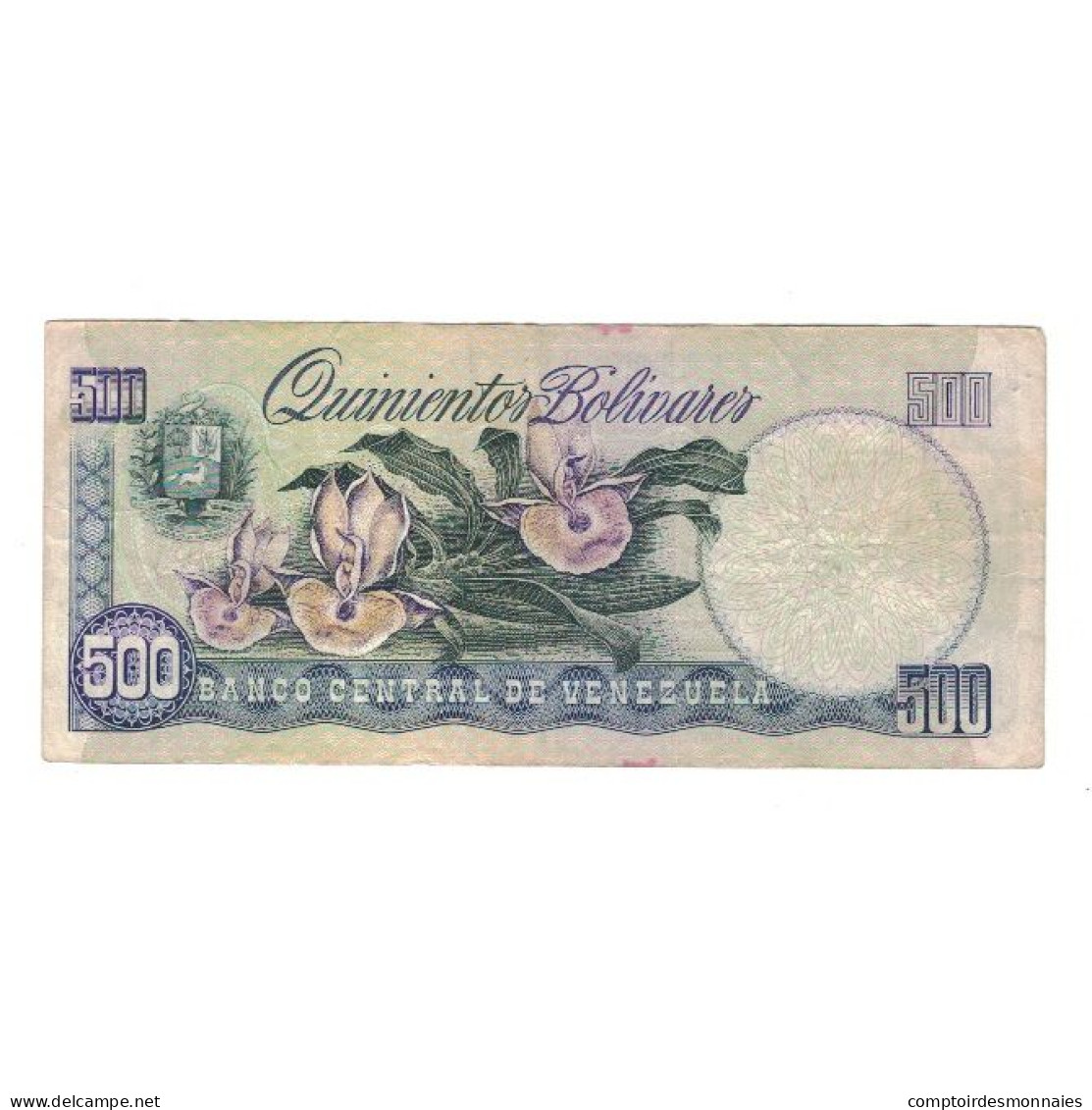 Billet, Venezuela, 500 Bolivares, 1989, 1989-03-16, KM:67c, TTB - Venezuela