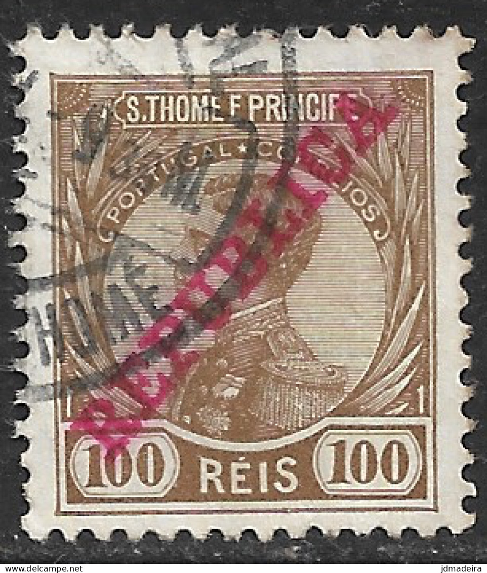 St. Thomas And Prince – 1912 King Manuel 100 Réis Mint Stamp - St. Thomas & Prince