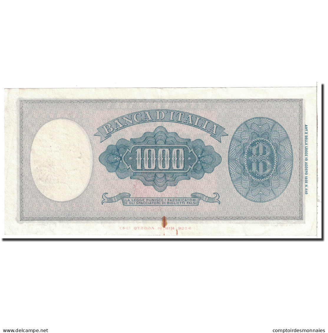 Billet, Italie, 1000 Lire, 1948, 1948-02-10, KM:88a, SUP - 1000 Liras