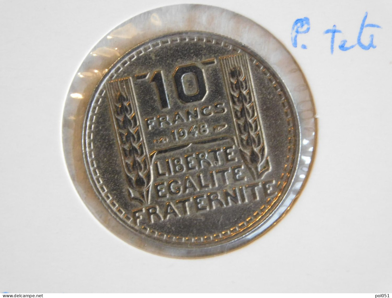 France 10 Francs 1948 TURIN, PETITE TÊTE (958) - 10 Francs