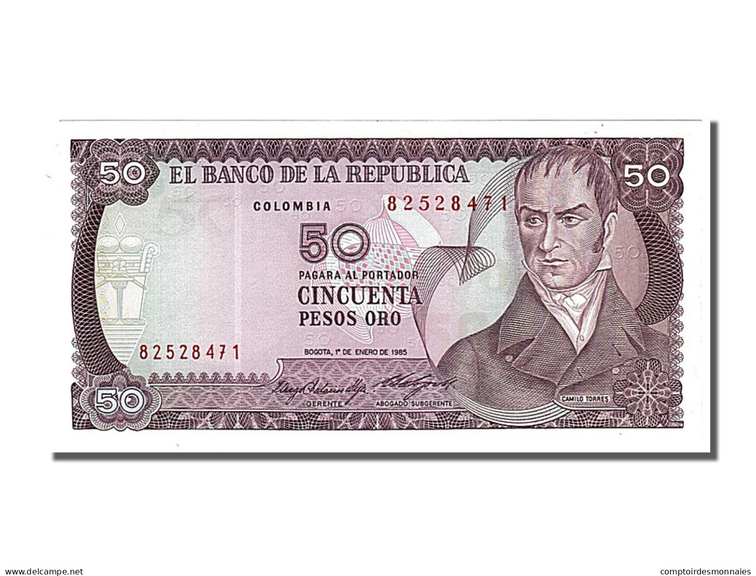 Billet, Colombie, 50 Pesos Oro, 1985, 1985-01-01, NEUF - Colombie