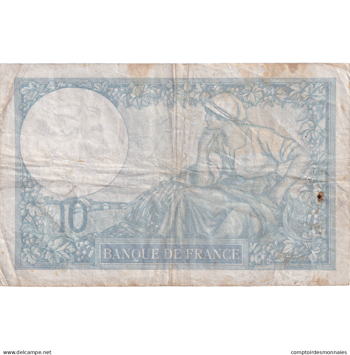 France, 10 Francs, Minerve, 1939, W.71927, TB+, Fayette:7.7, KM:84 - 10 F 1916-1942 ''Minerve''