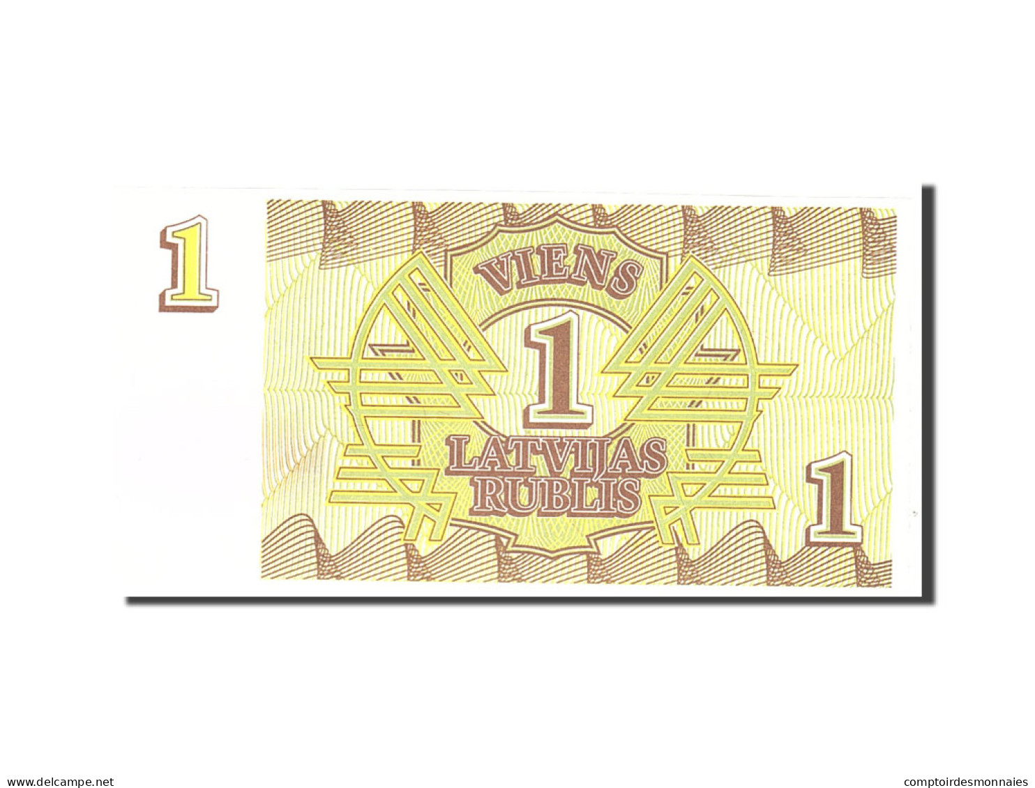 Billet, Latvia, 1 Rublis, 1992, Undated, KM:35, NEUF - Letland