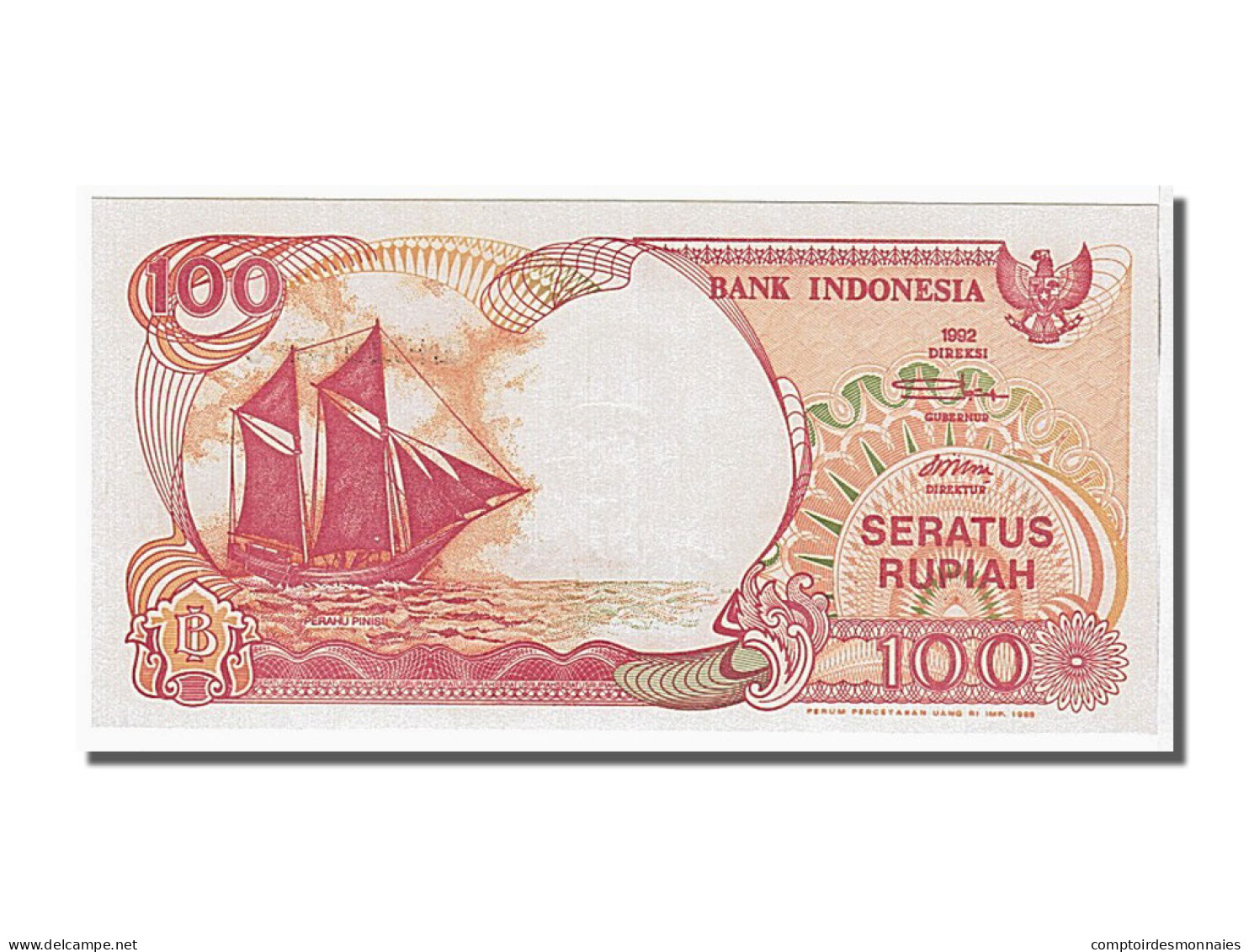 Billet, Indonésie, 100 Rupiah, 1992, NEUF - Indonesia